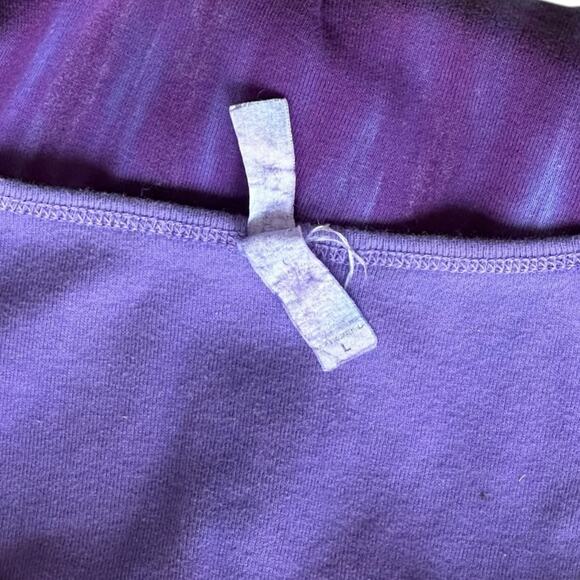 Women's Tank Top Size Large Purple Black Brand New Tie Dye - Picture 4 of 7
